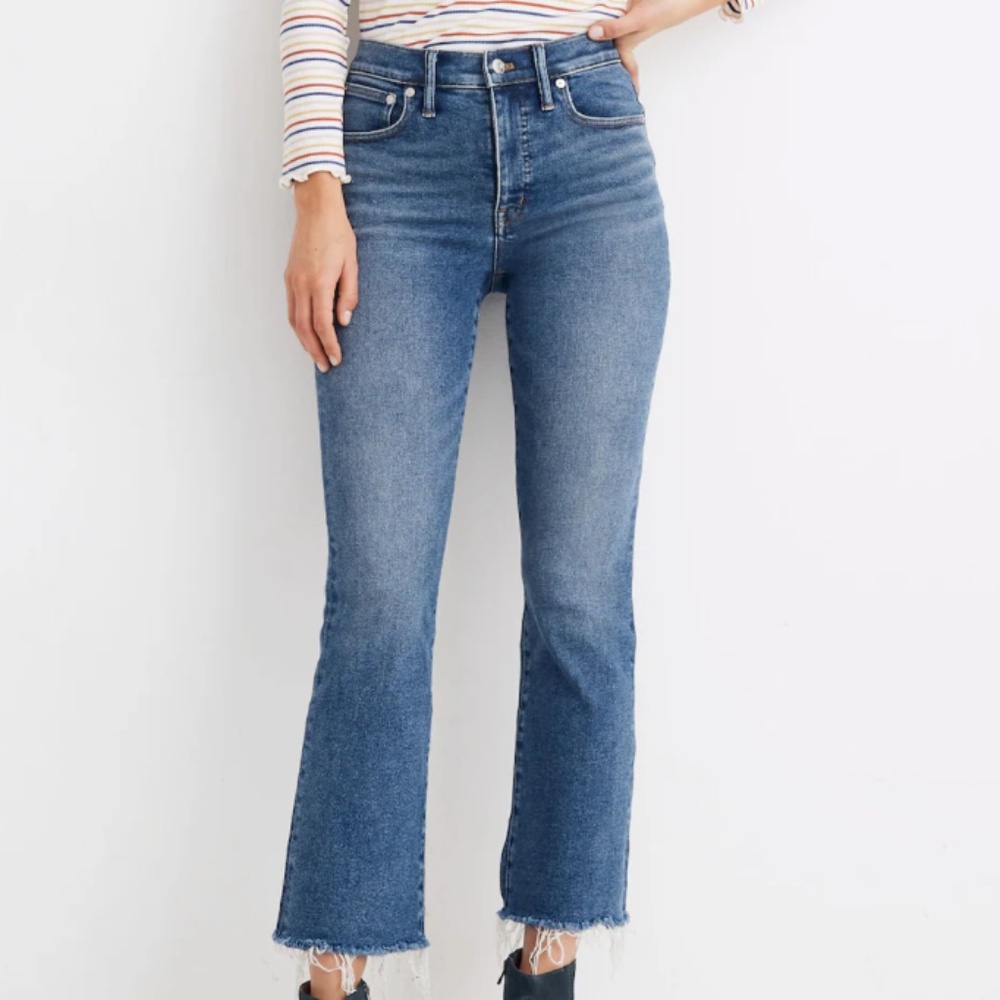 Madewell Cali Demi-Boot Jeans in Fleetwood Wash